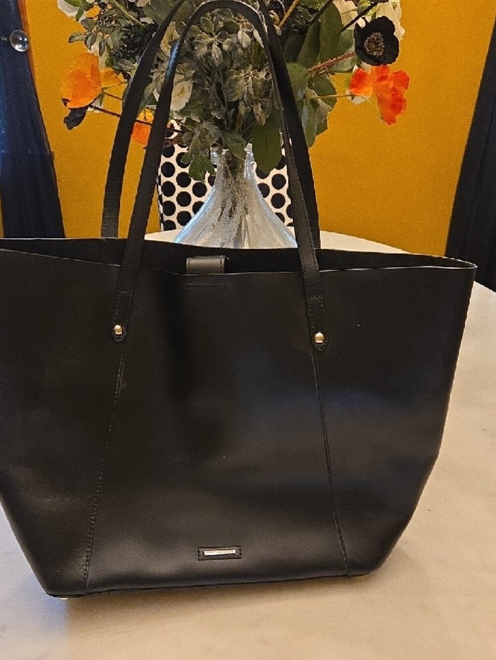 Rebecca Minkoff Black Studded Leather Tote - Picture 3 of 6